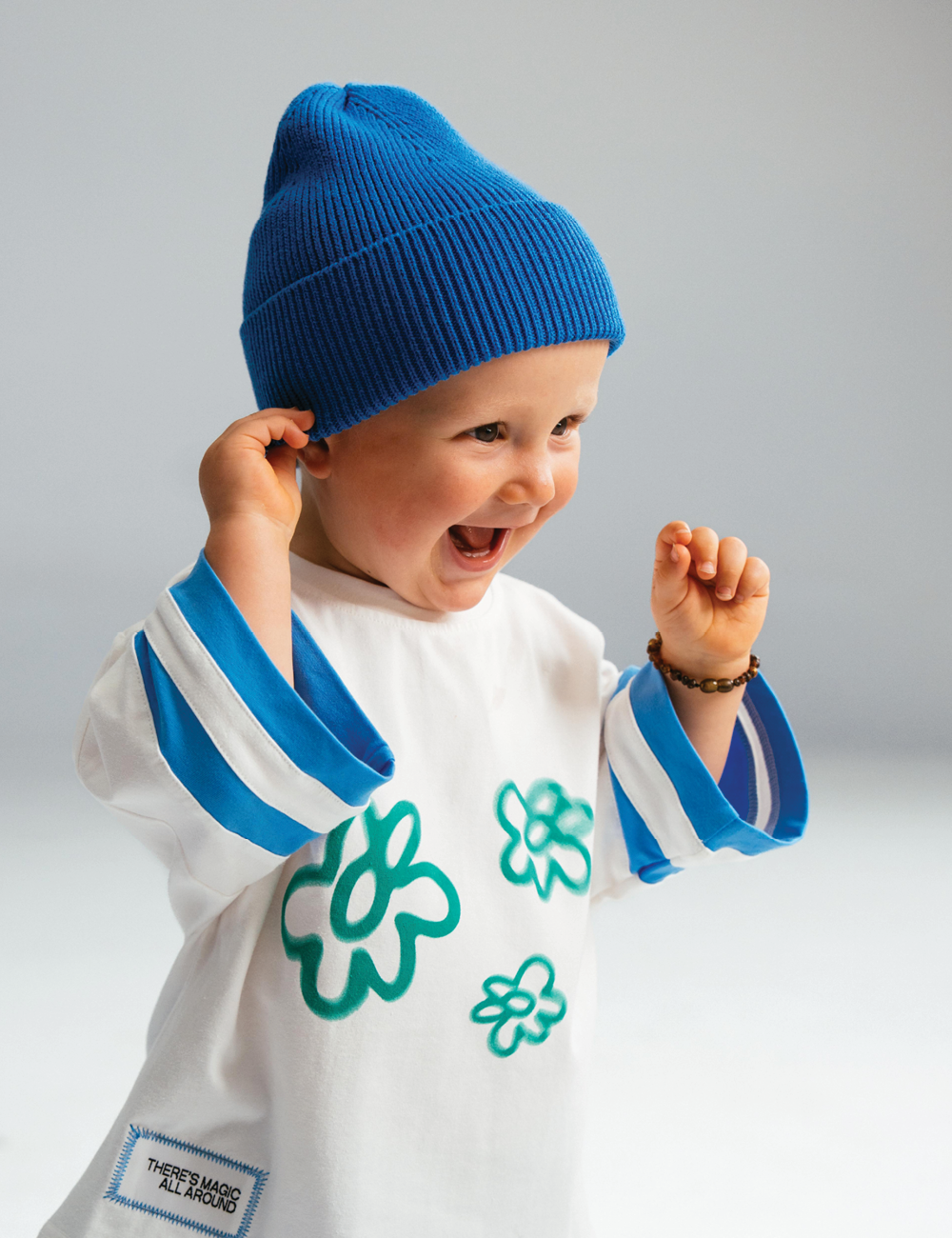 Cotton Beanie : Blue Jay