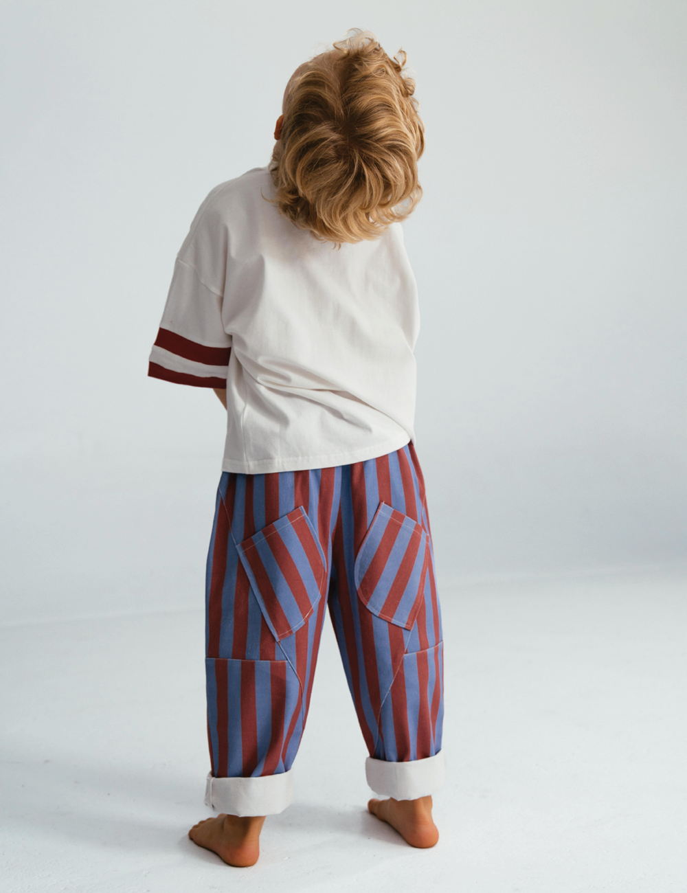 Pocket Pants : Courtside Stripe