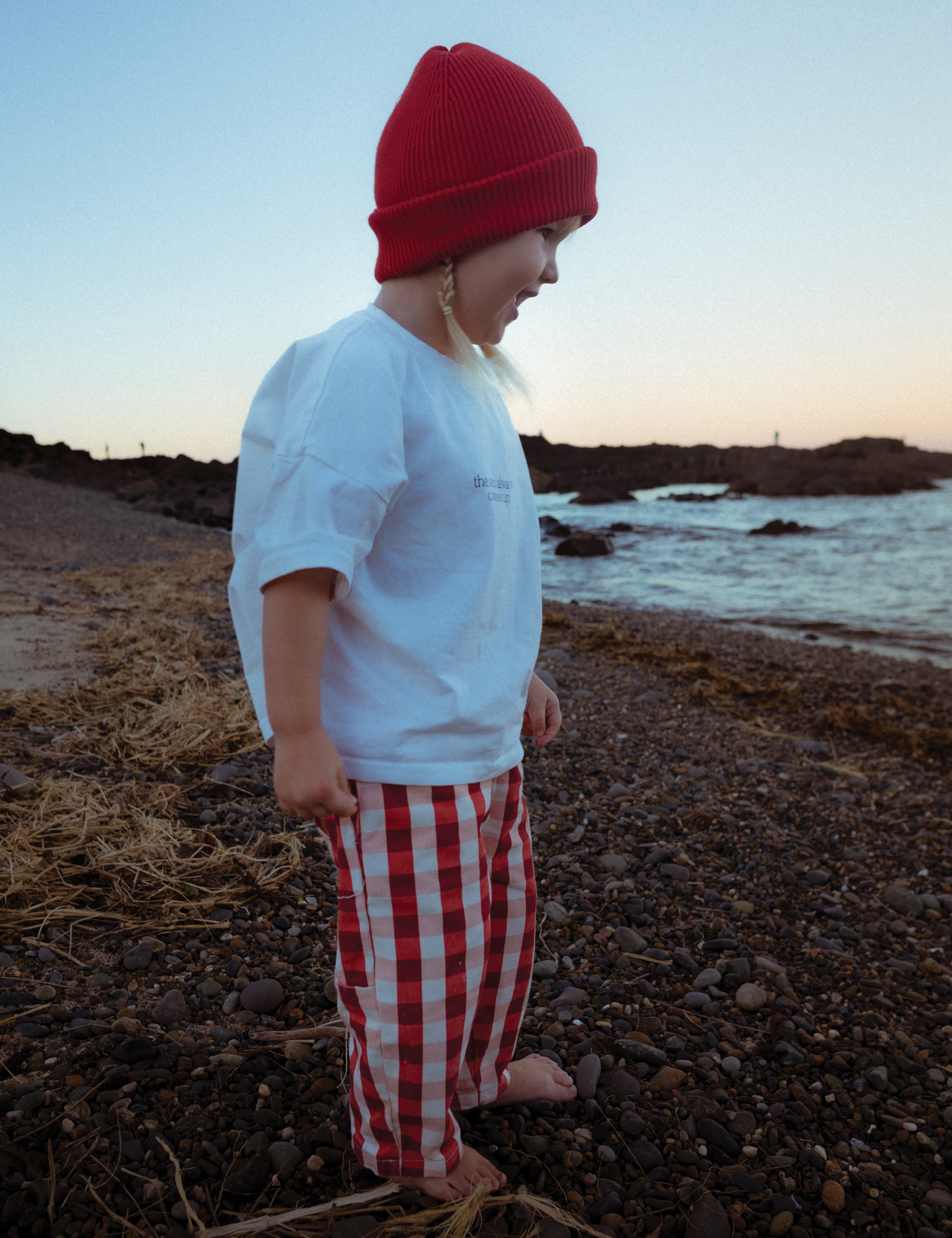 Picnic Pocket Pants : Cherry