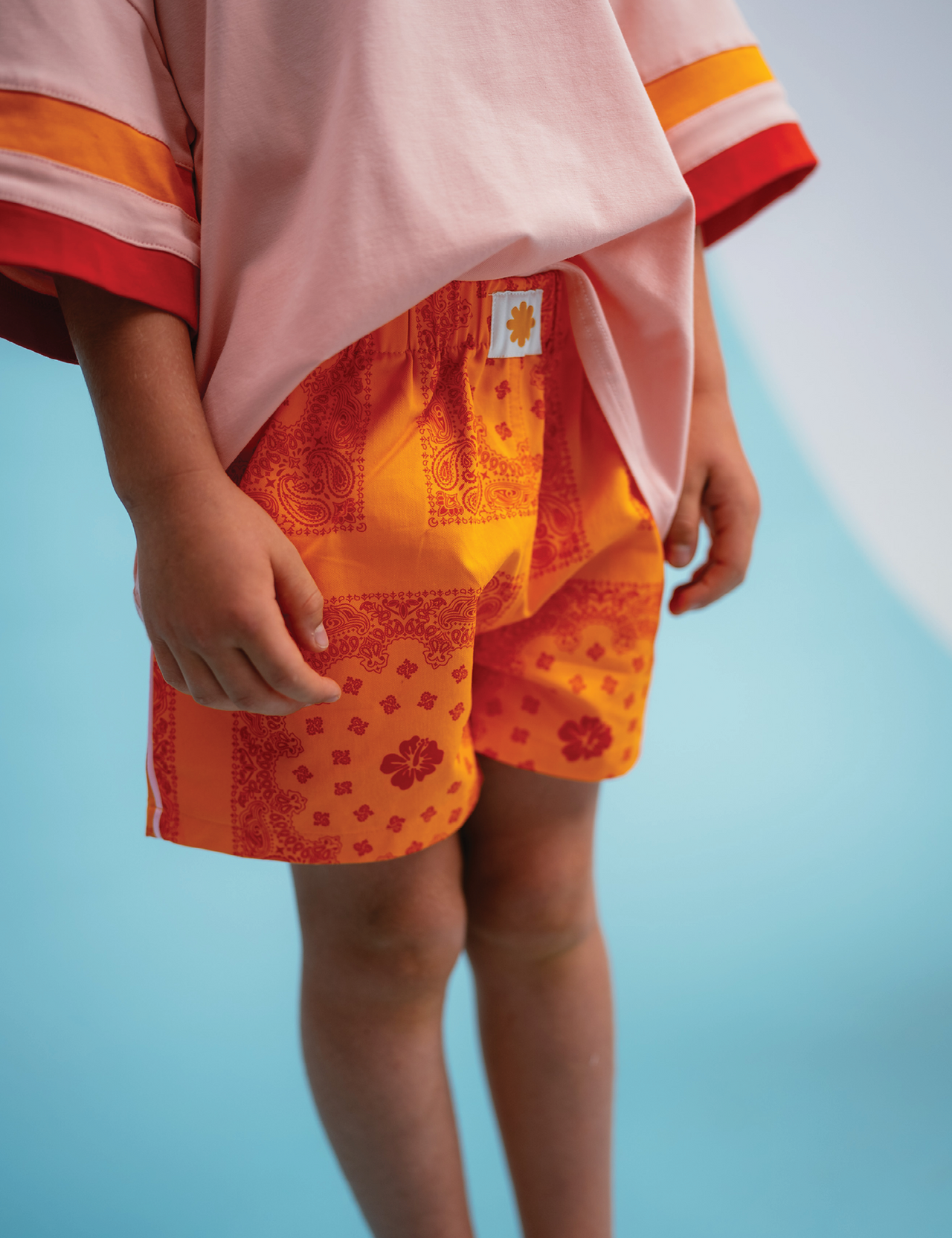 Paisley Shorties : Tangerine