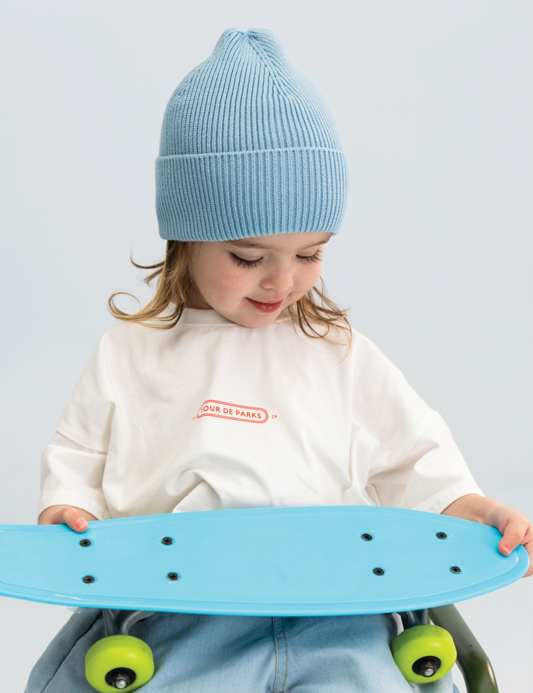 Cotton Beanie : Blue