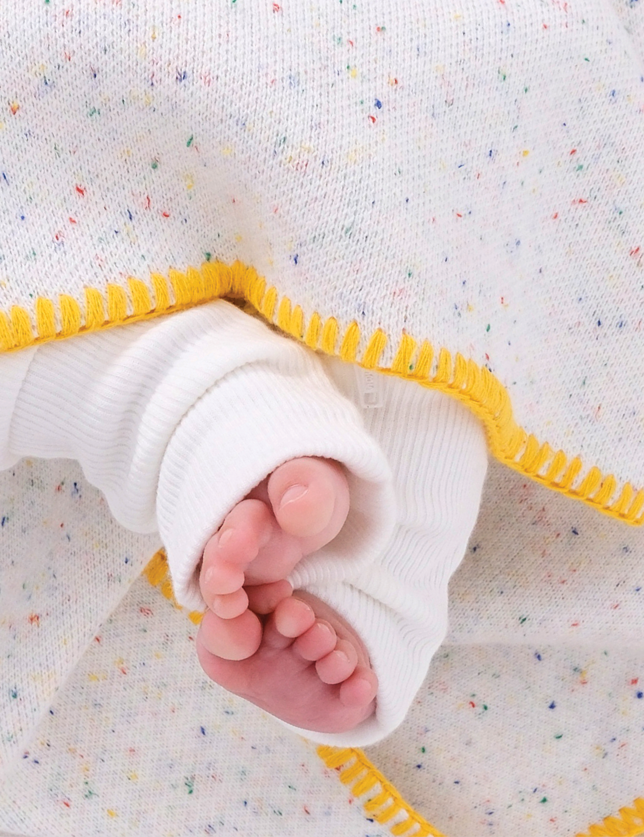 Knitted Sprinkle Blanket