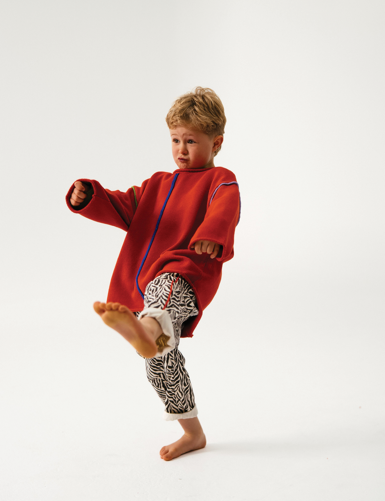 Comfy Knit Jumper : Red