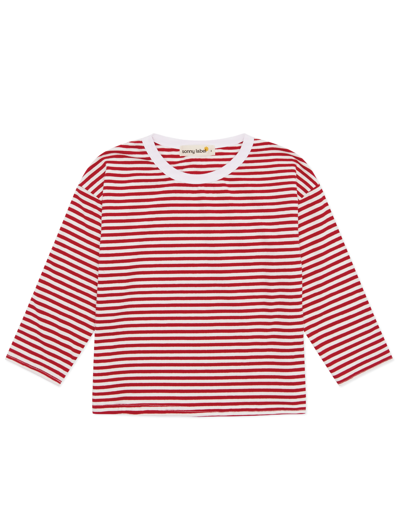 Long Tee : Red Stripe