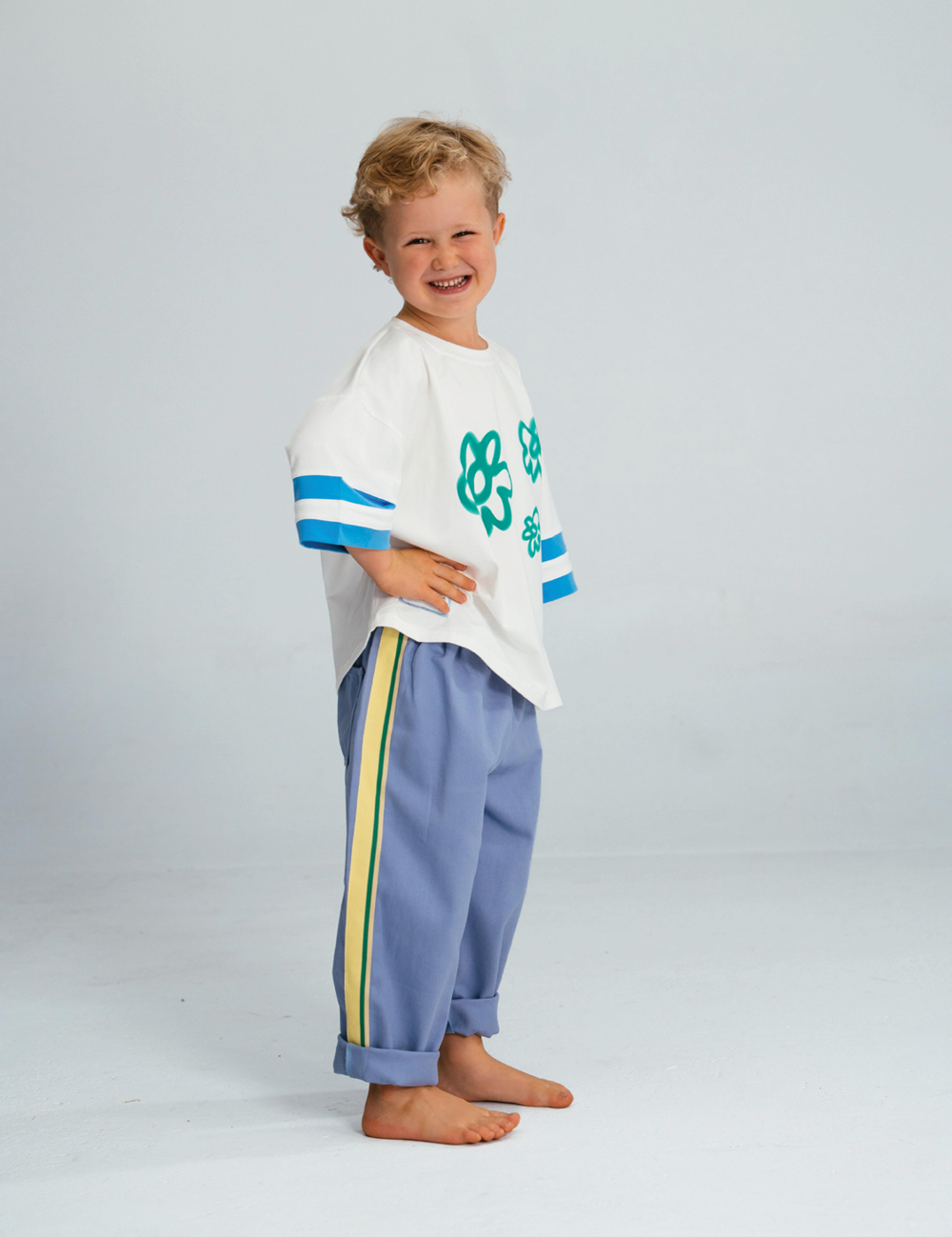 Sport Tee in Blue Jay