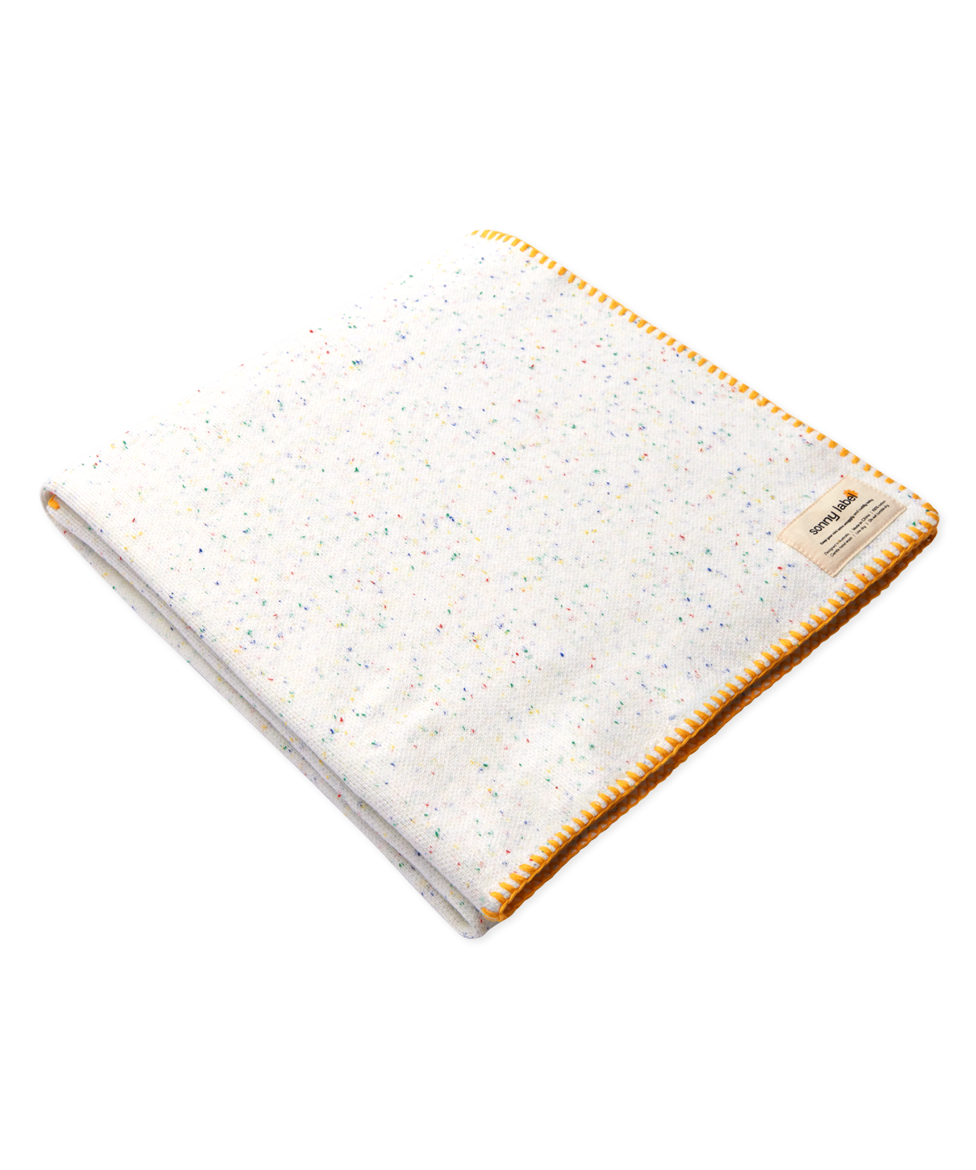 Sonny Label soft baby blanket laid out in a lifestyle product shot, perfect for gifting.