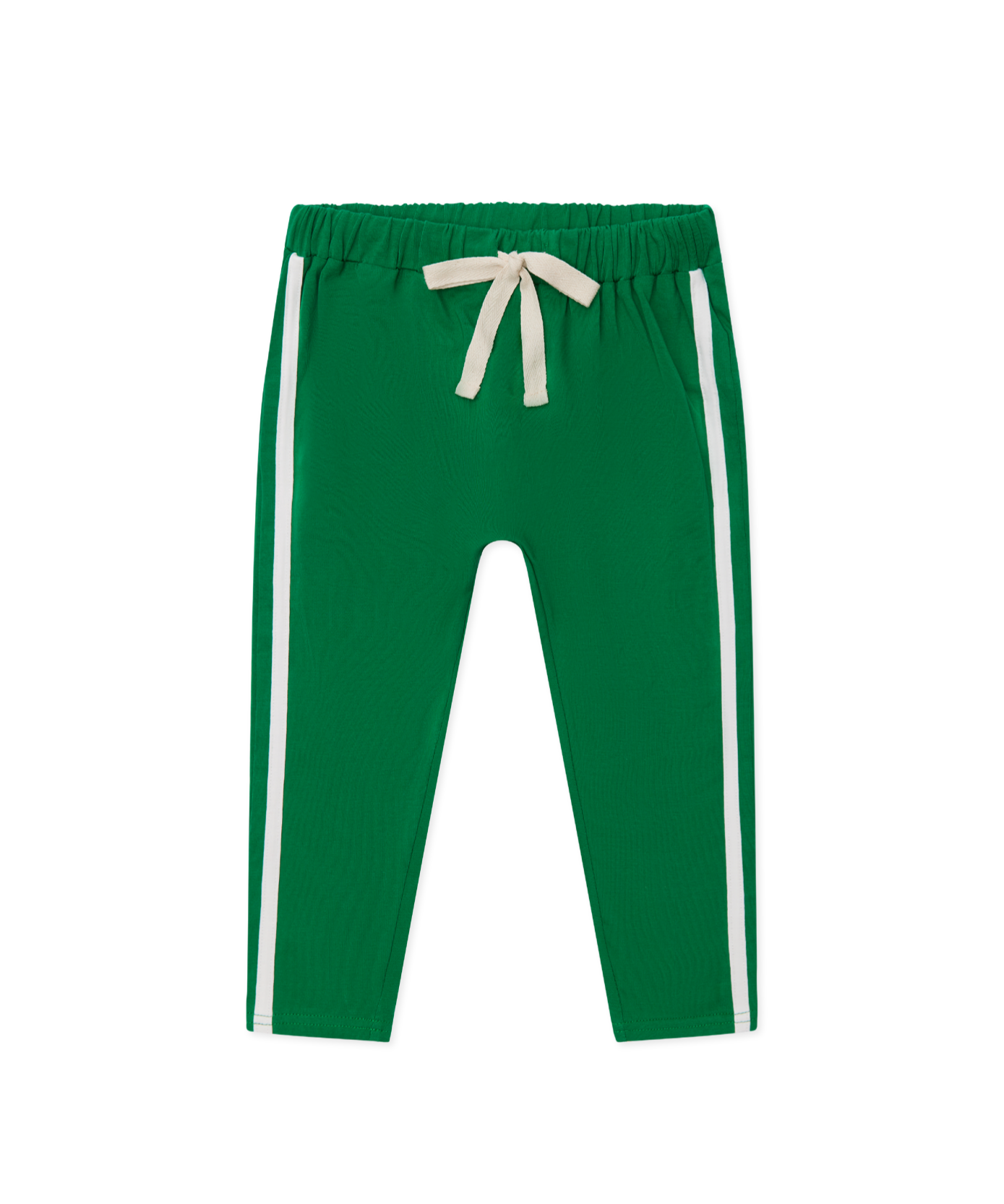 Sonny Label Circus26 forest green slouch pants flat lay on a grey background.