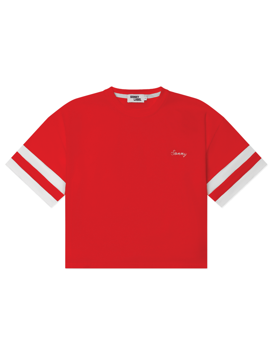 Sports Tee in Cherry