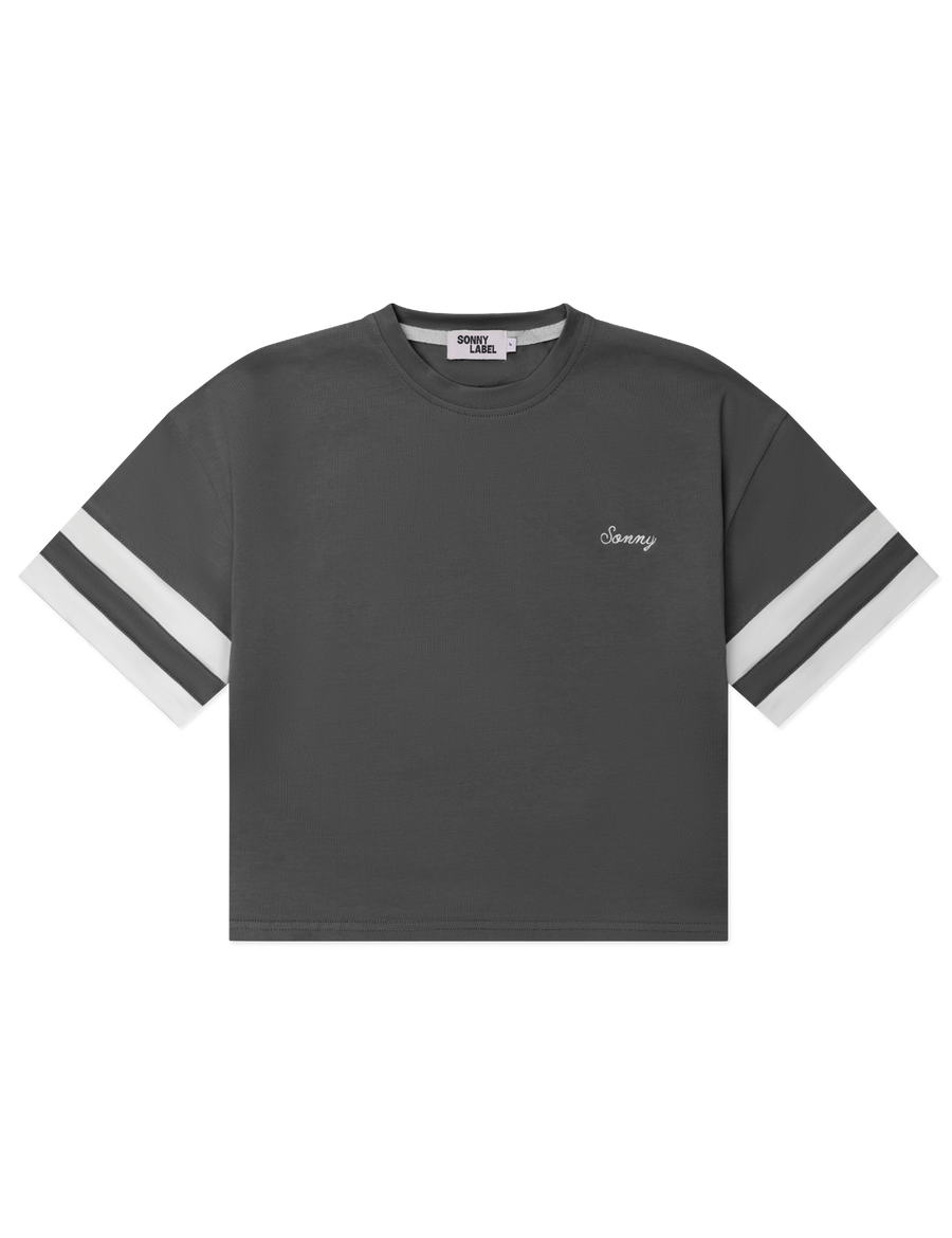 Sports Tee in Charcoal
