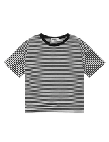 Stripe Tee in Black