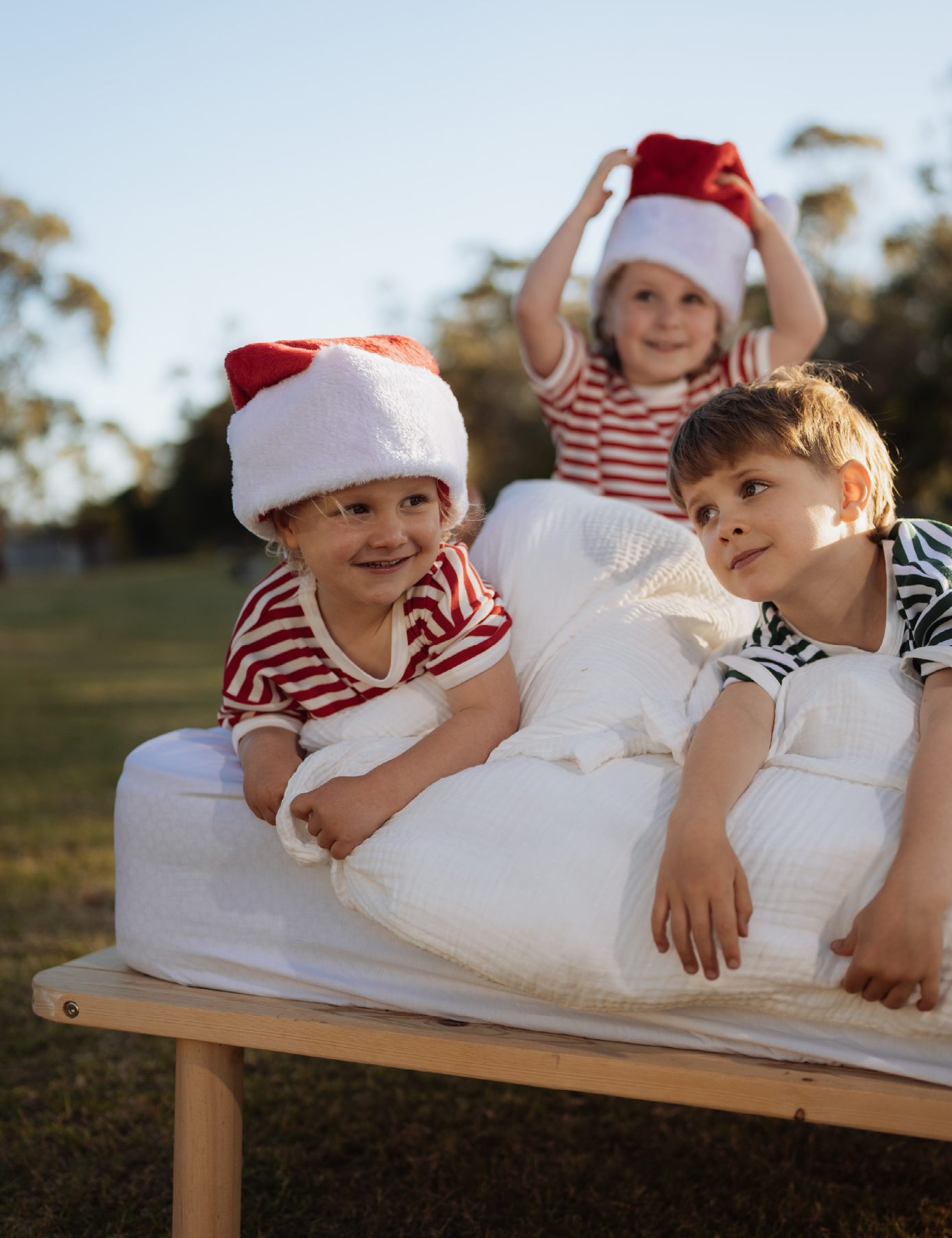 Christmas PJs in Candy Cane