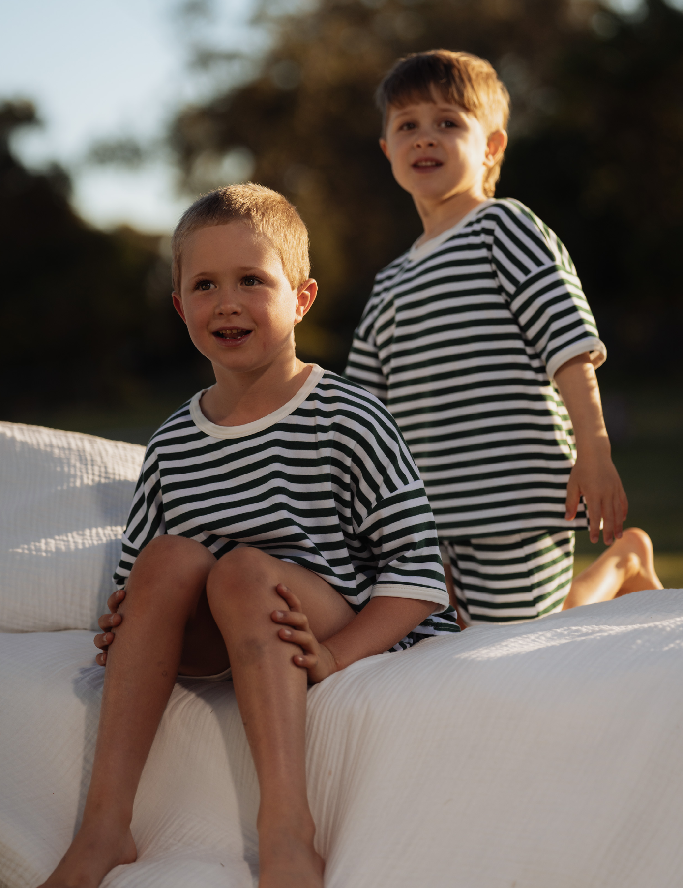 Christmas PJs in Peppermint