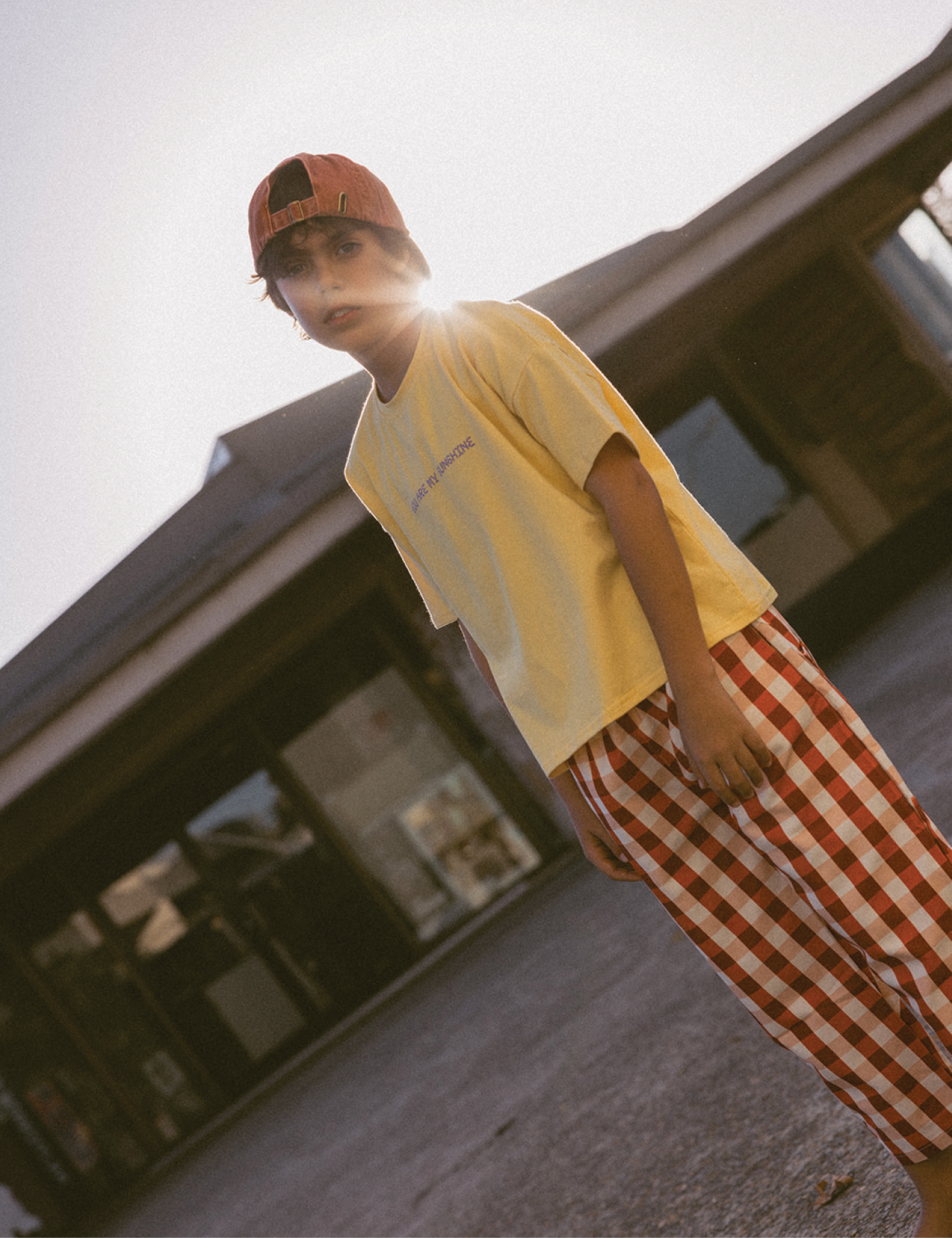 Pocket Pants in Cherry