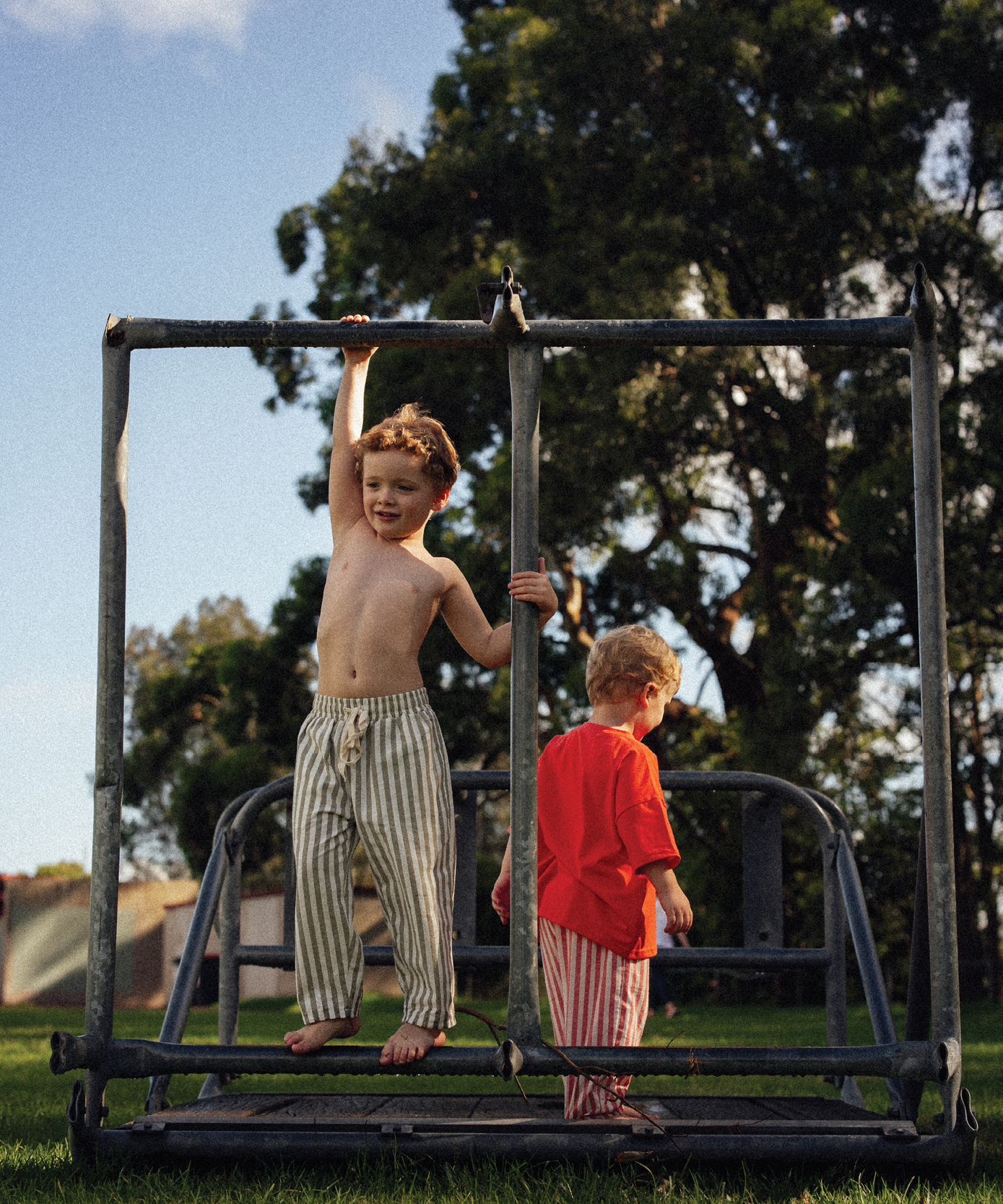 Child in a Sonny Label SonnyFaves piece in a bright lifestyle campaign shot.