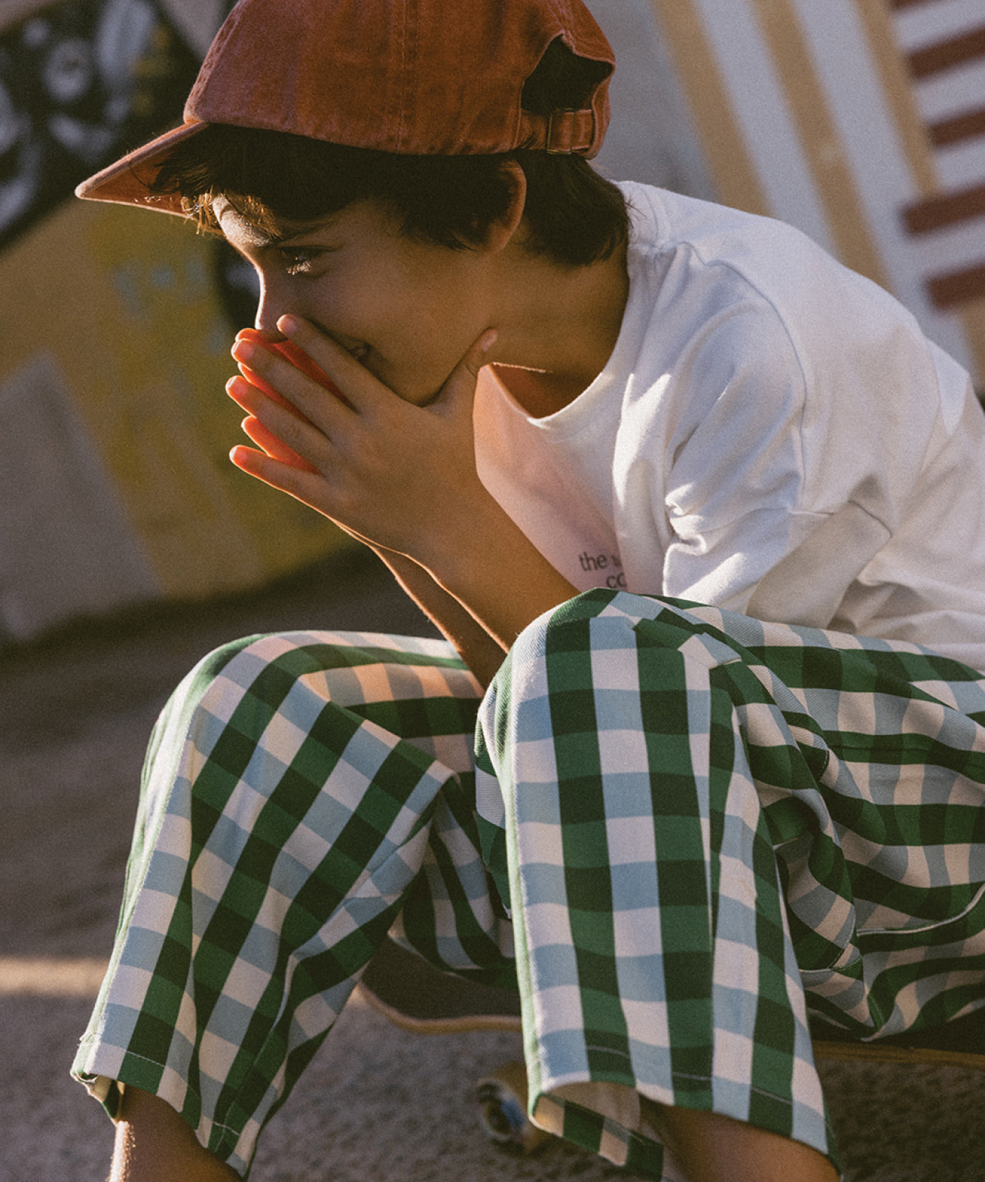 Child wearing a Sonny Label SonnyFaves everyday kids piece in a lifestyle campaign image.