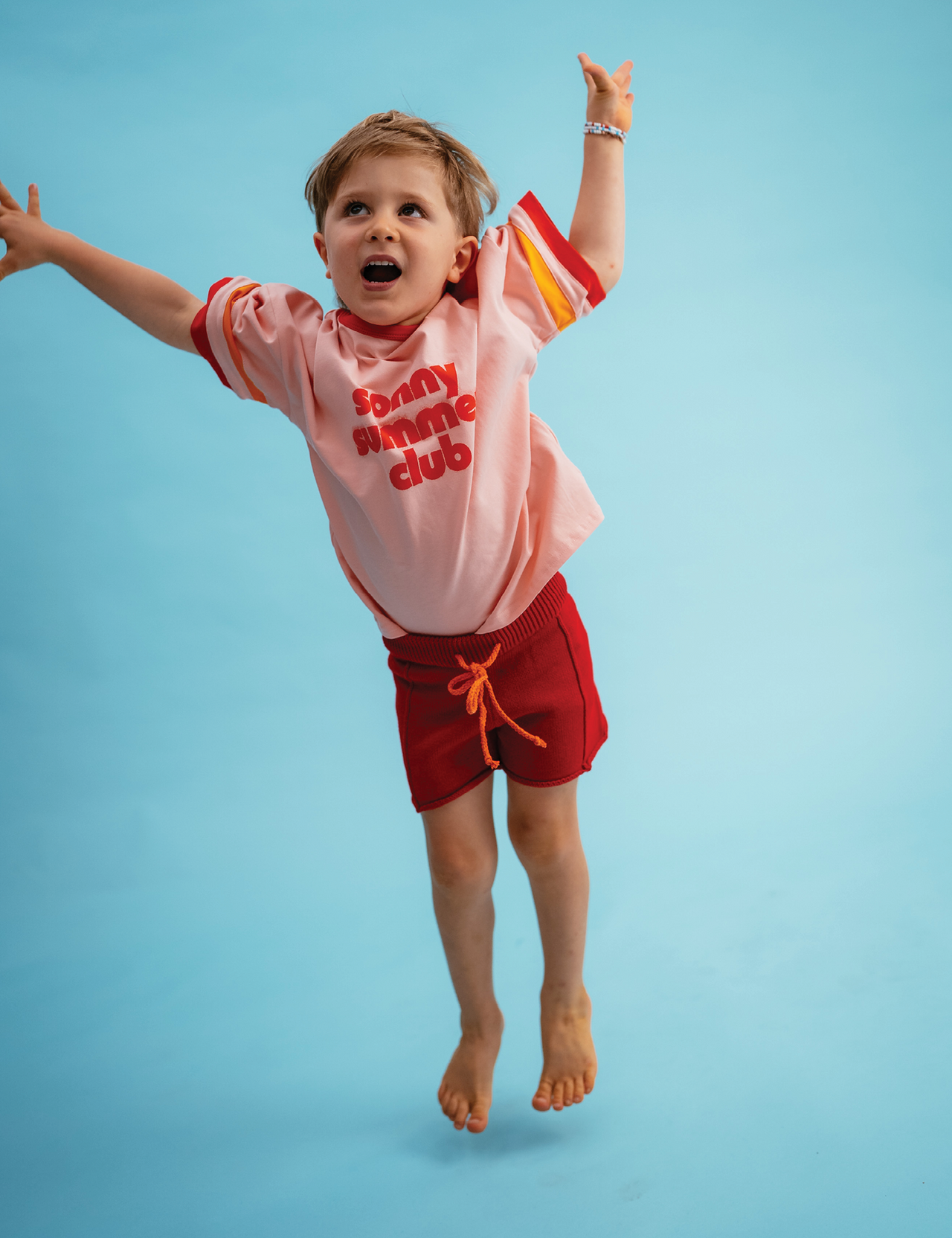 Knitted Shorties : Tomato