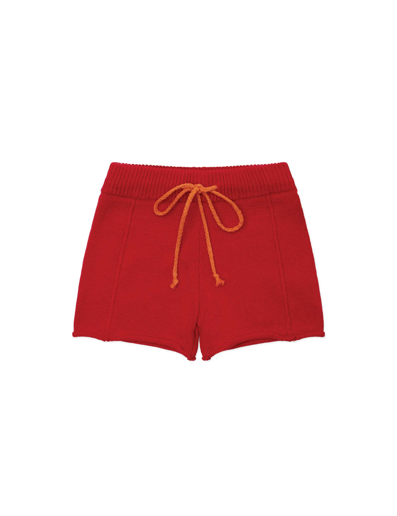 Knitted Shorties : Tomato