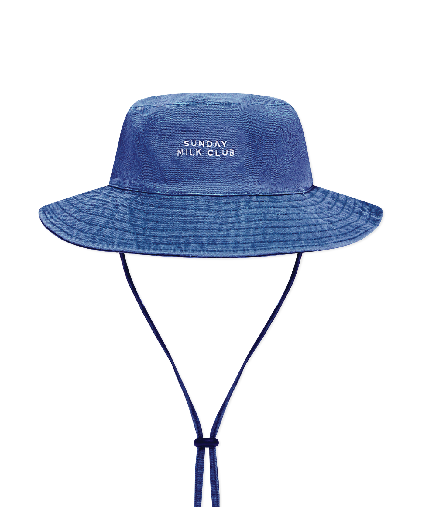 Sonny Label Sunday Club bucket hat flat lay. Variant upload.