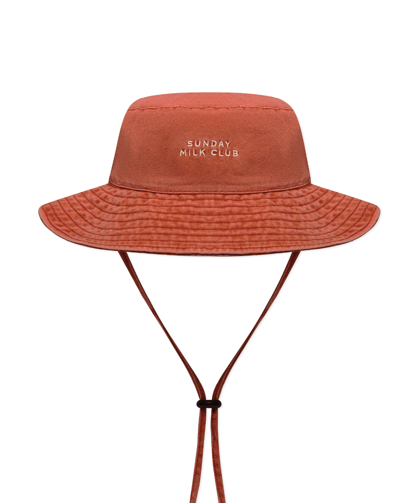 Sonny Label Sunday Club bucket hat product flat lay on a grey background.