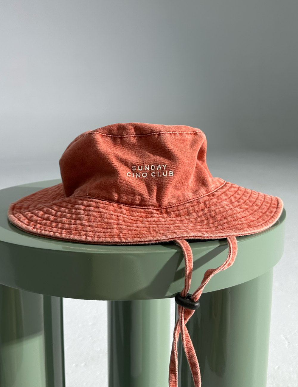 Cino Club Bucket Hat in Tomato