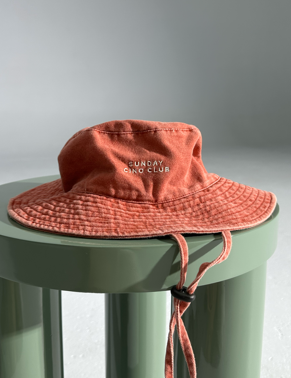 Sunday CINO Club Bucket Hat : Tomato