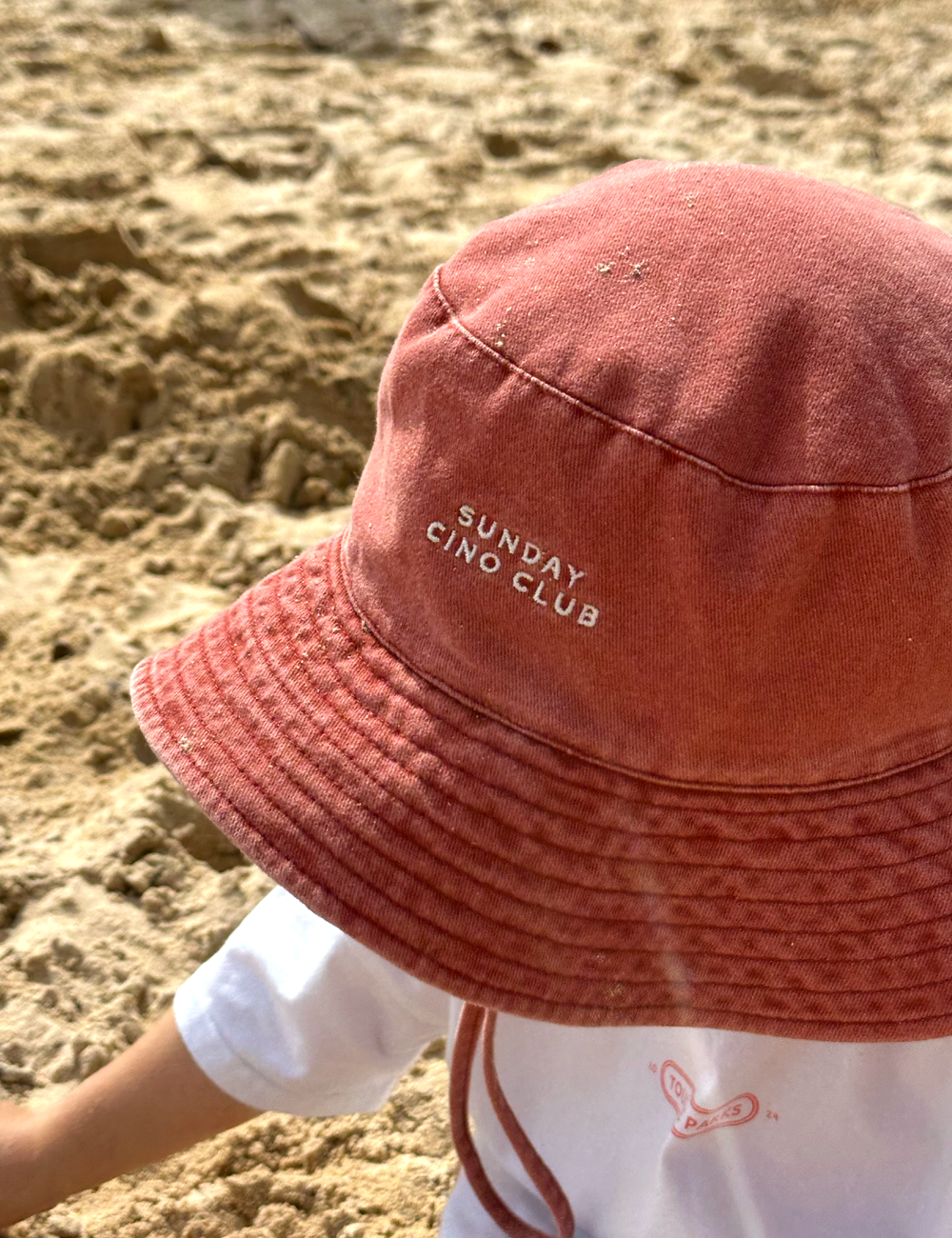 Sunday CINO Club Bucket Hat : Tomato