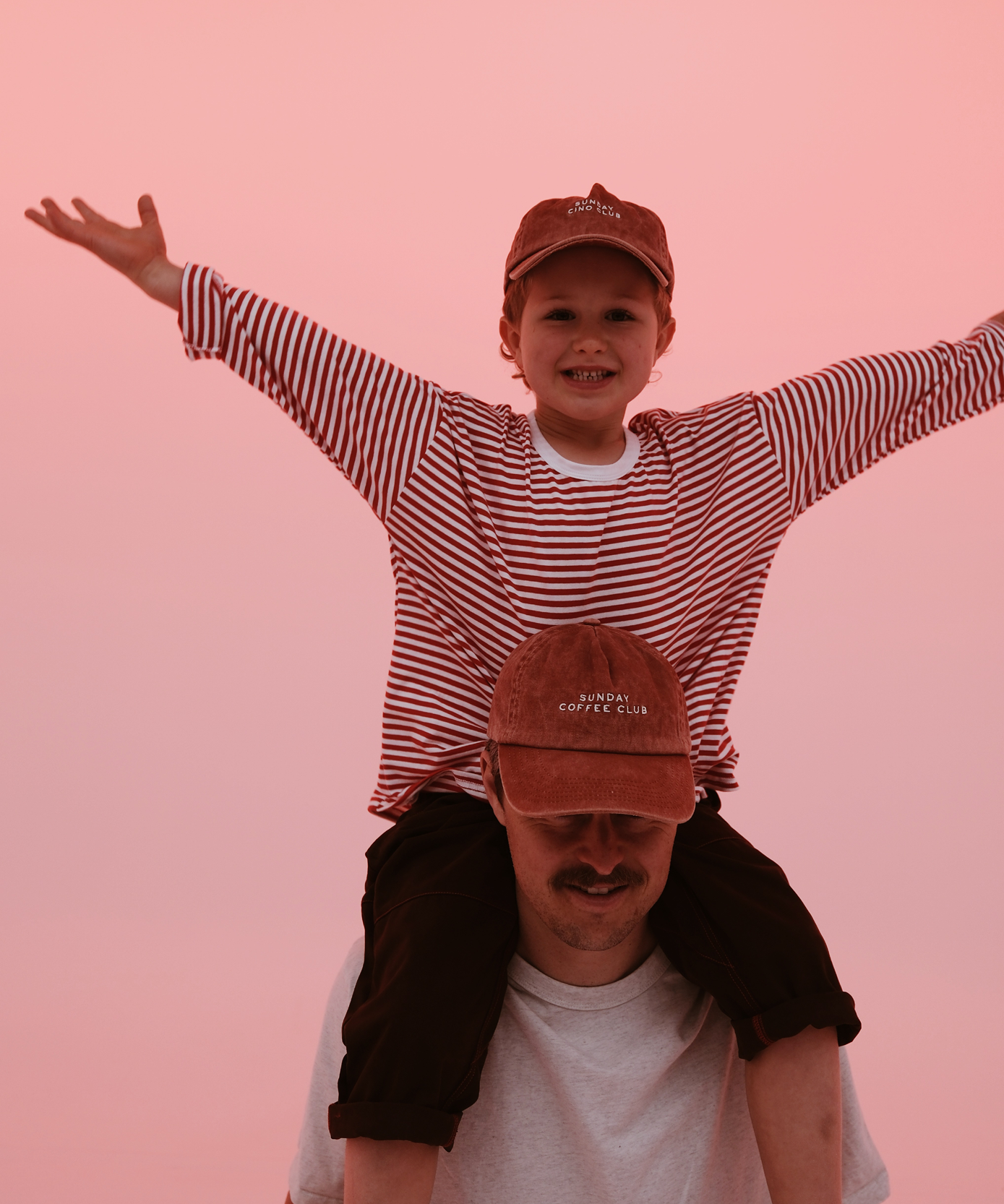 Sonny Label Sunday Club corduroy cap, second colourway flat lay.