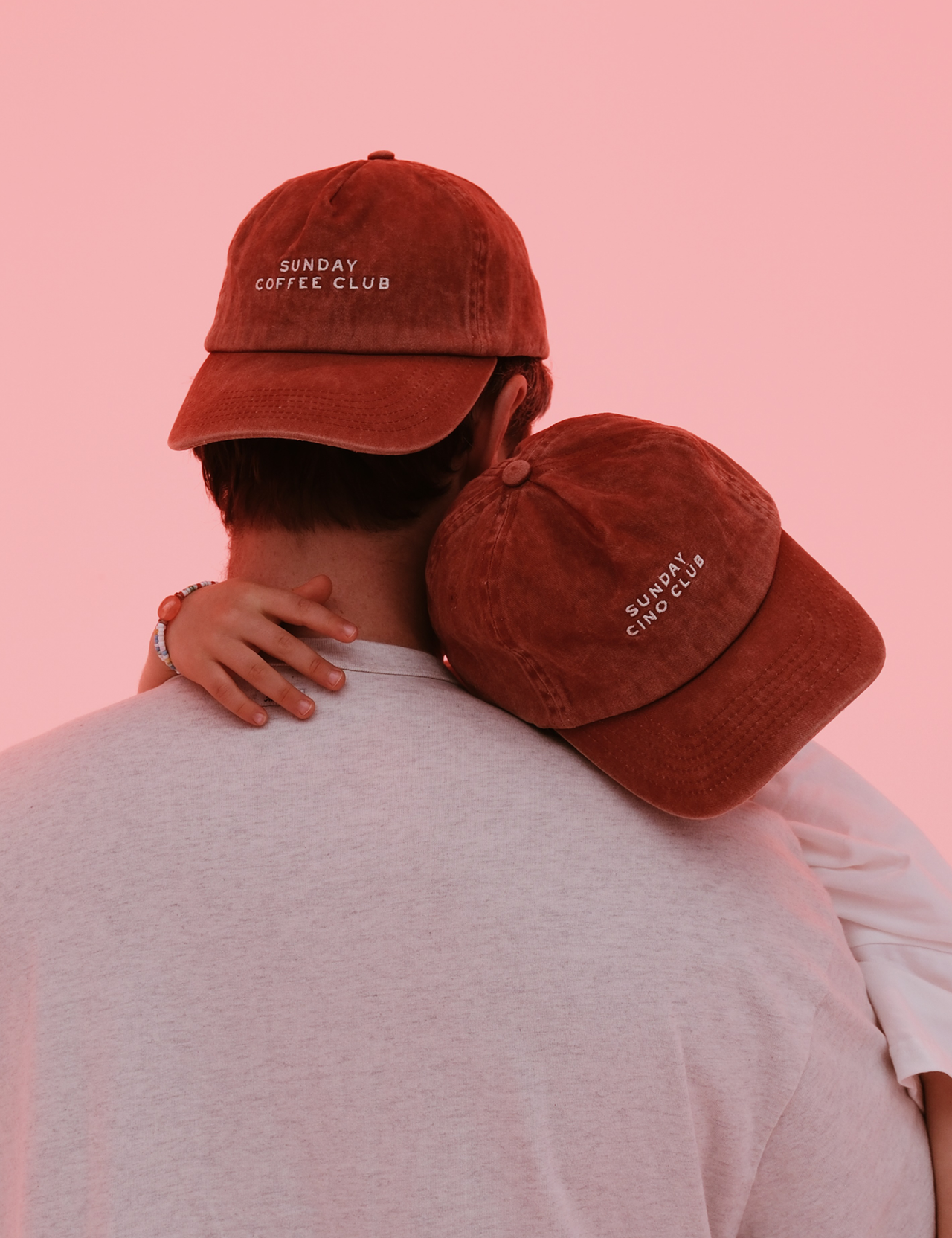 Sunday Coffee Club Cap : Tomato