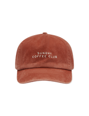 Coffee Club Cap in Tomato