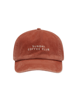 Coffee Club Cap in Tomato