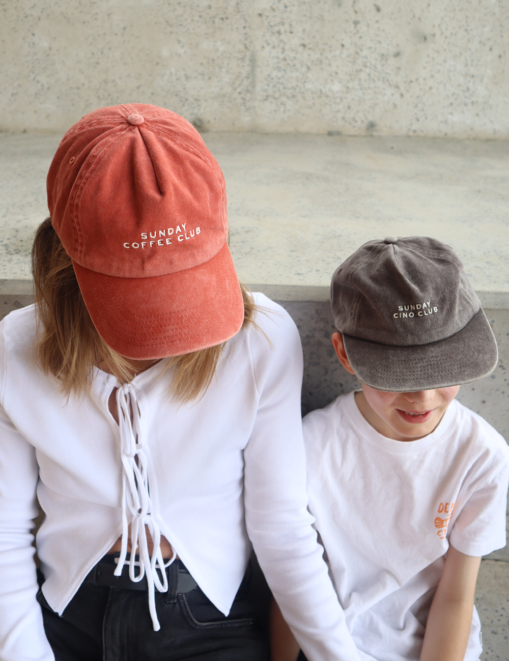 Coffee Club Cap in Tomato