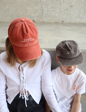 Coffee Club Cap in Tomato