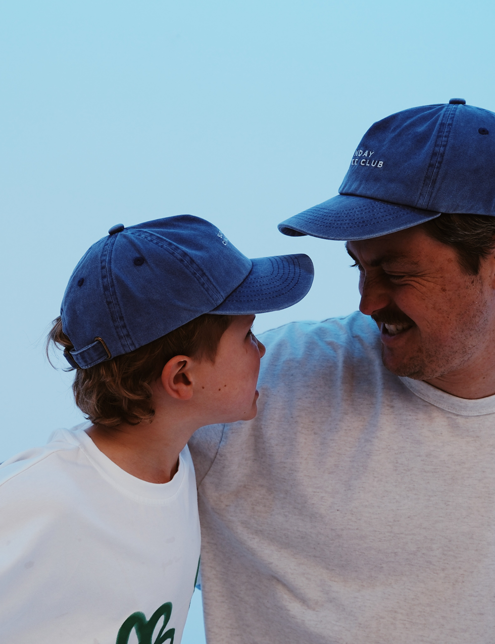 Child in Sonny Label Sunday Club corduroy cap. Variant upload.