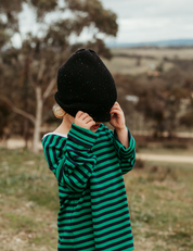 Cotton Beanie in Galaxy Speckle