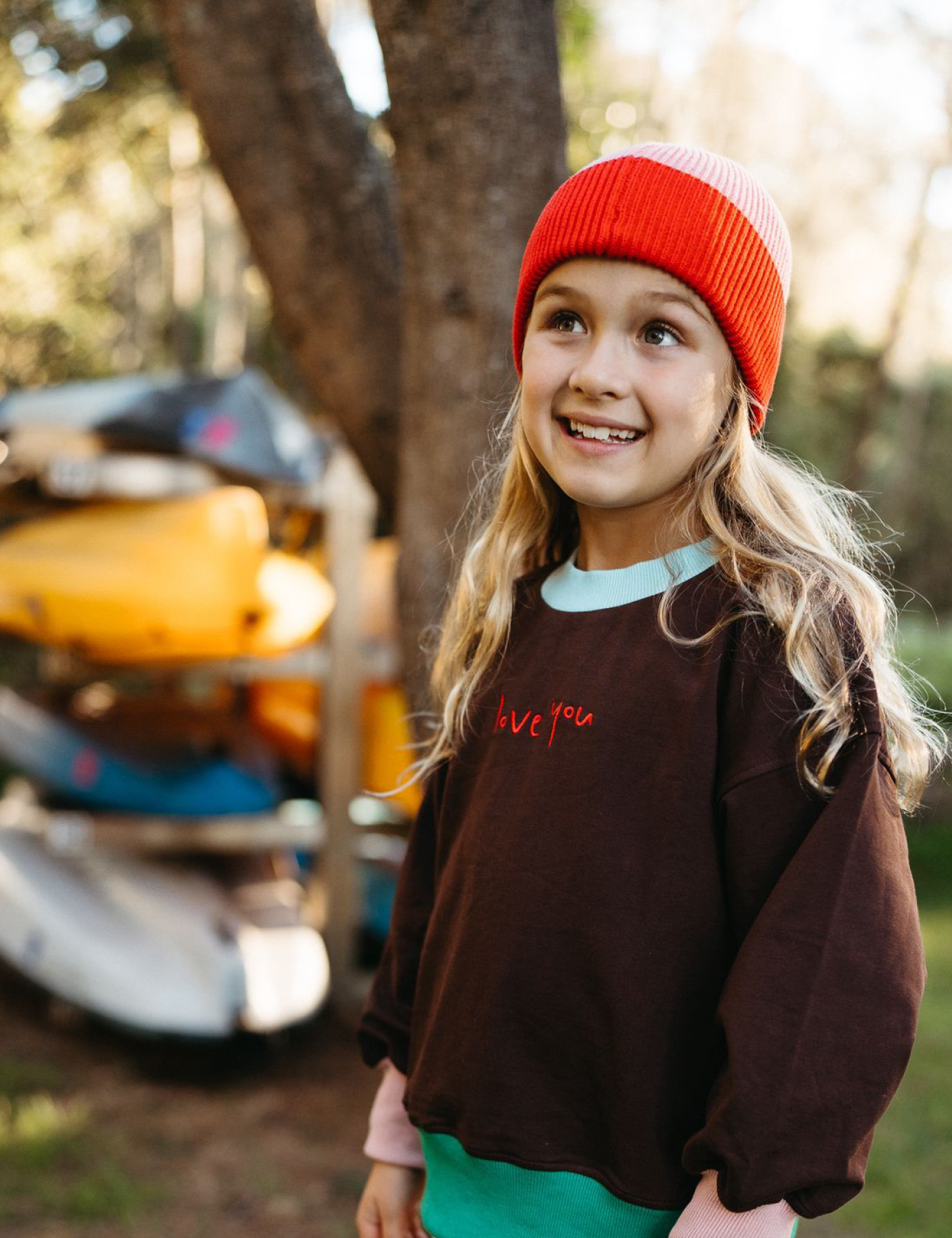 Cotton Beanie in Fairy Floss