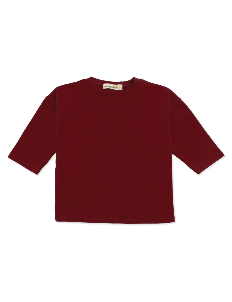 Long Shapes Tee : Rouge