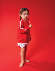 Twill Shorties in Bubblegum