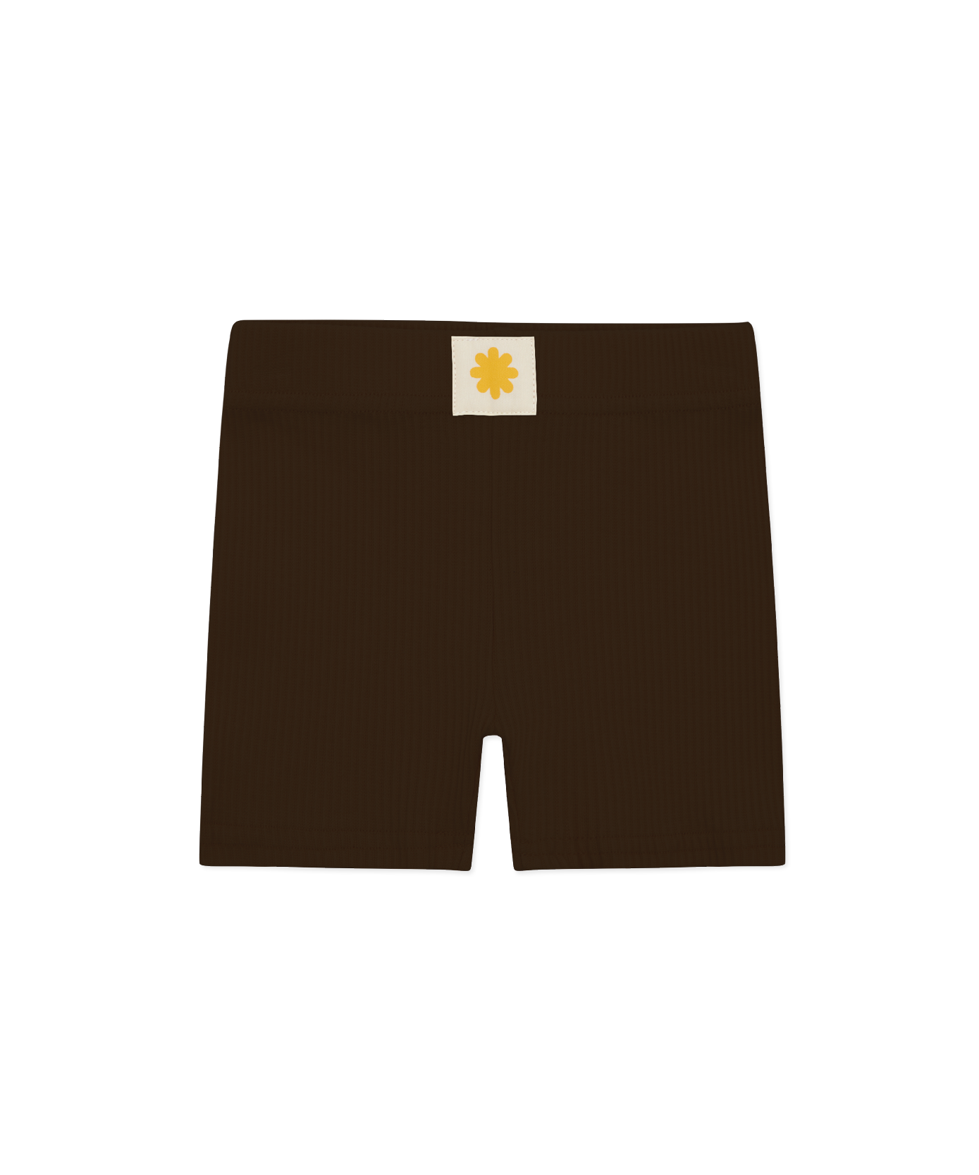 Child in Sonny Label LOVER collection outfit with pixel heart embroidery on a soft white background.