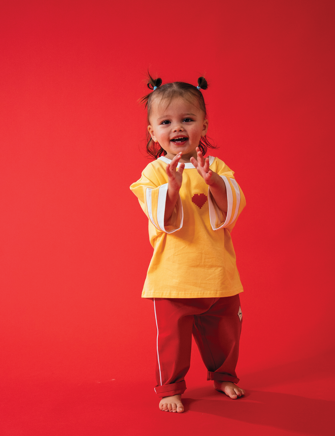 Sports Tee in Mustard