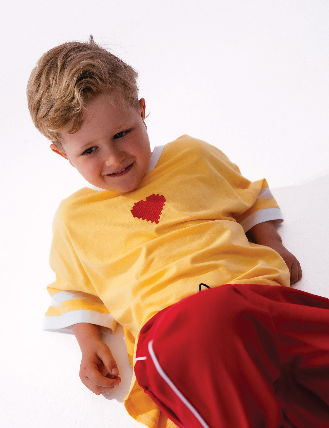 Sports Tee in Mustard