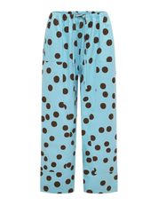 Mumza Twill Pants in Blue Polka