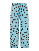 Mumza Twill Pants in Blue Polka