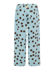 Mumza Twill Pants in Blue Polka