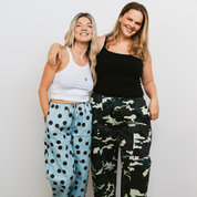 Mumza Twill Pants in Blue Polka