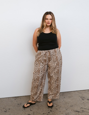 Mumza Twill Pants in Leopard