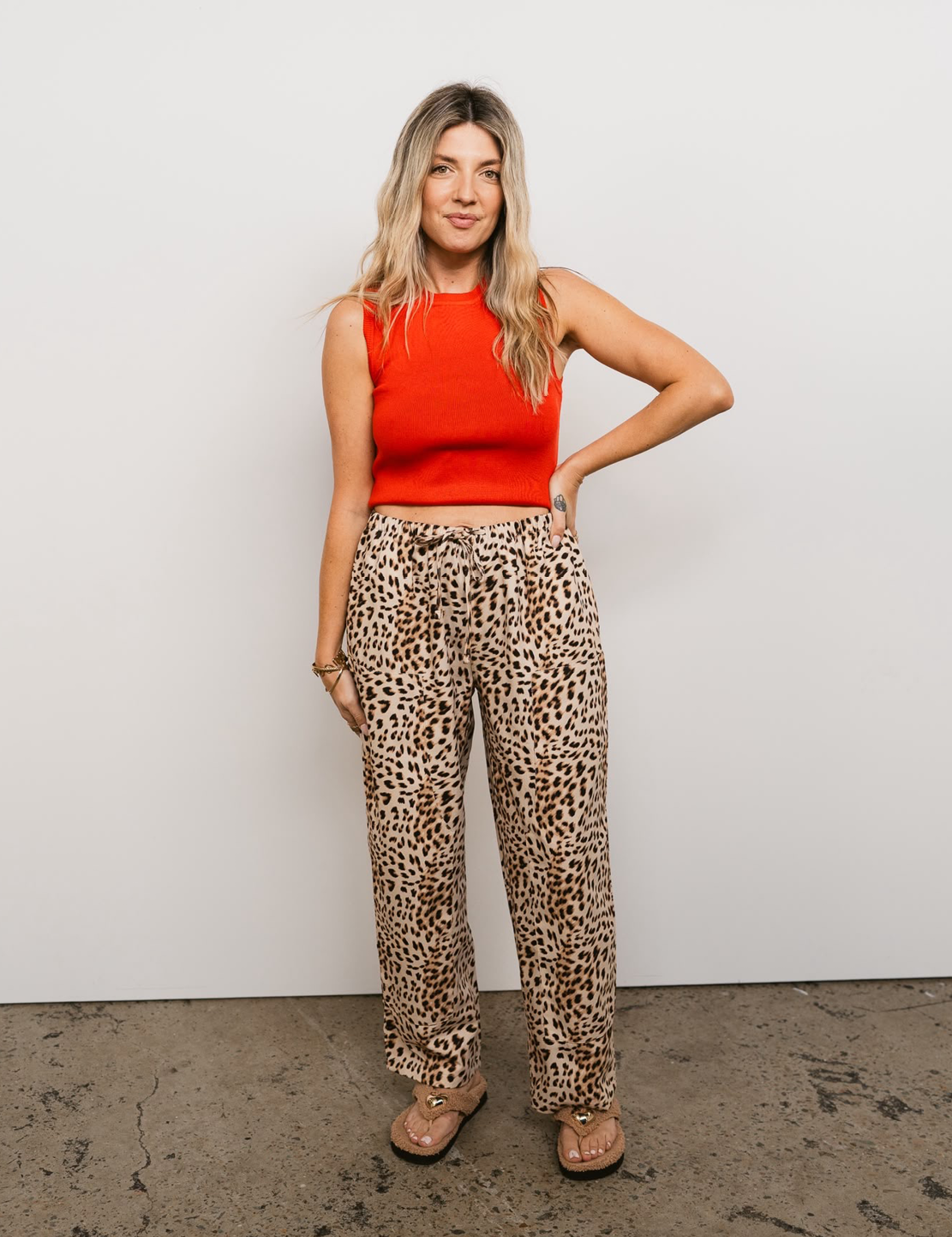 Mumza Twill Pants in Leopard