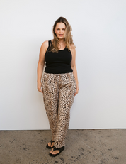 Mumza Twill Pants in Leopard