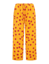 Mumza Twill Pants in Yellow Polka