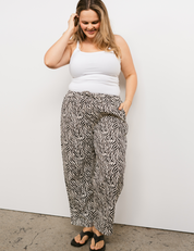 Mumza Twill Pants in Zebra