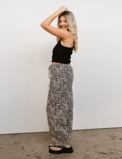Mumza Twill Pants in Zebra